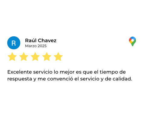 Reseña 3 - Pumps NR en Google Maps